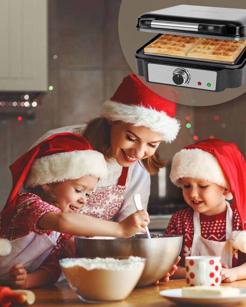 ProfiCook Waffeleisen für belgische Waffeln mit 4 Produktbild 6