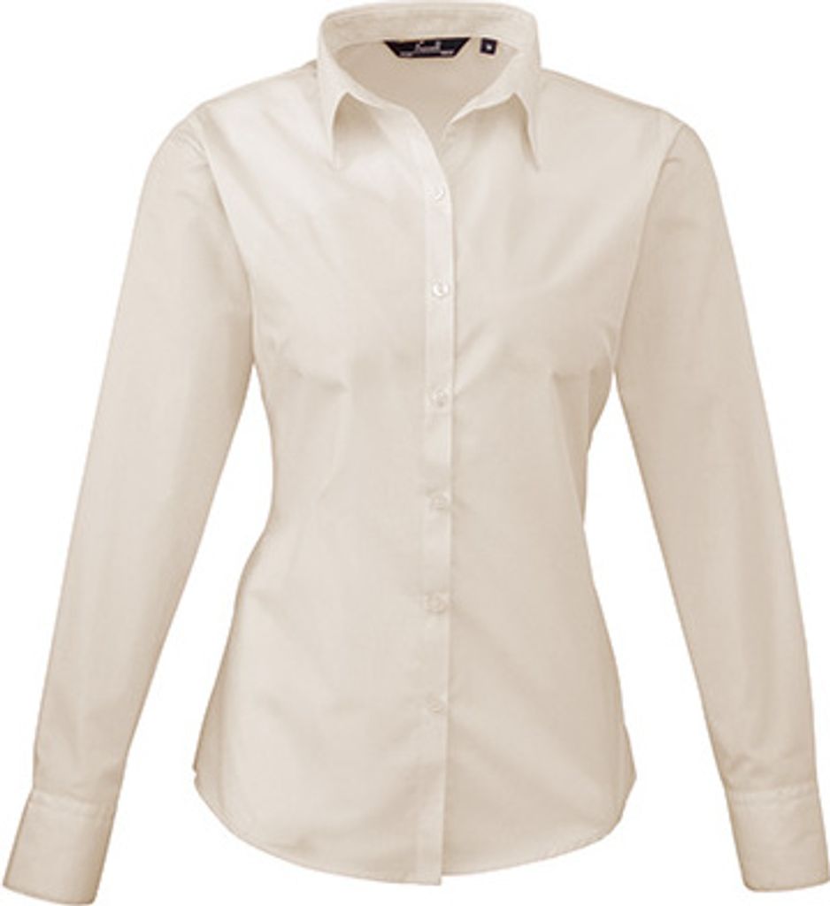 Premier Workwear Women´s Poplin Long Sleeve Blouse Produktbild 