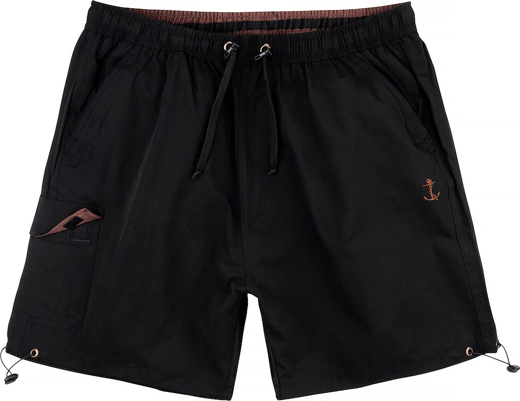 Abraxas Shorts schwarz Übergröße