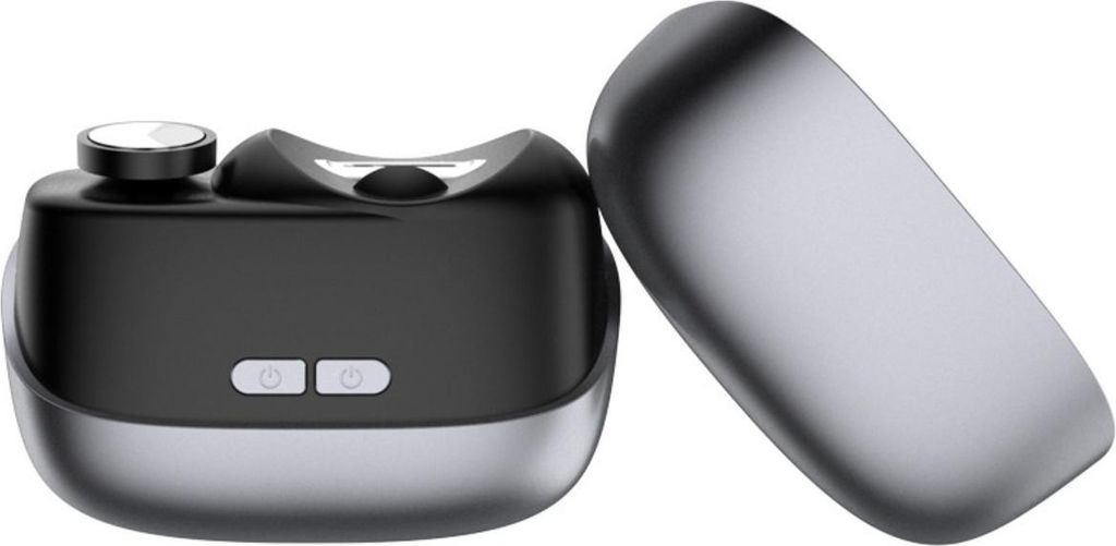 INF Elektrischer Nagelknipser: Automatischer Trimmer & Schleifer mit LED Licht Schwarz