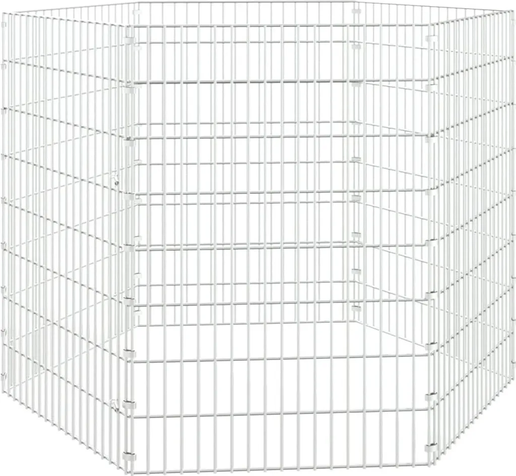 Enclos anti-évasion 6 panneaux 54x80cm pour sécuriser vos animaux