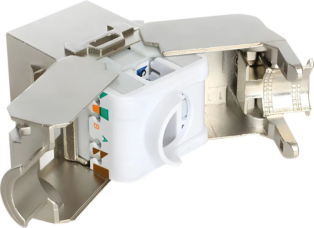 DELOCK Presa Keystone RJ45 Cat6a (8P/8C)