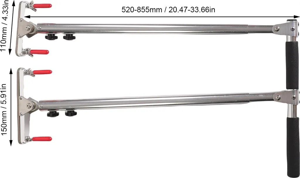 Conduire sans pédales : Commande manuelle universelle réglable 520-855mm - 5