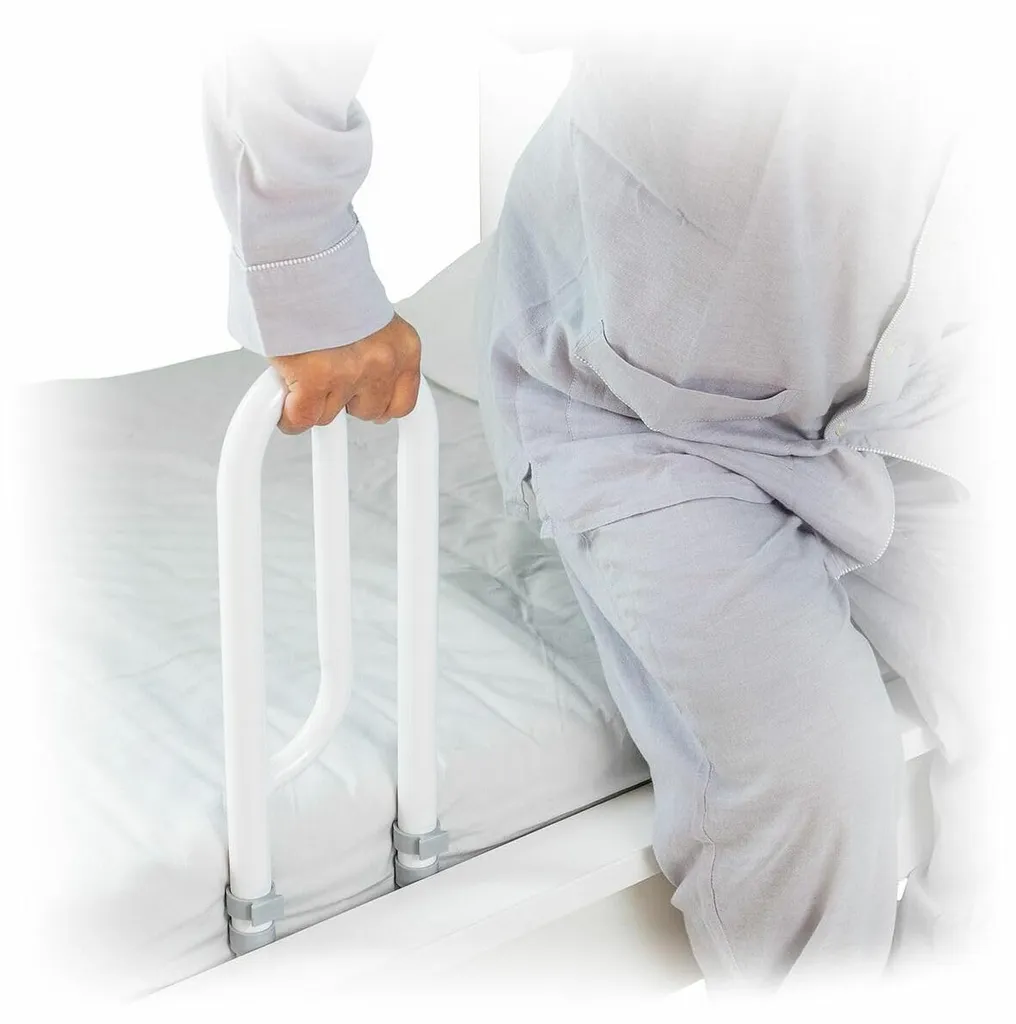 Barrière de lit réglable 45-55 cm blanche en polypropylène - Modèle B20