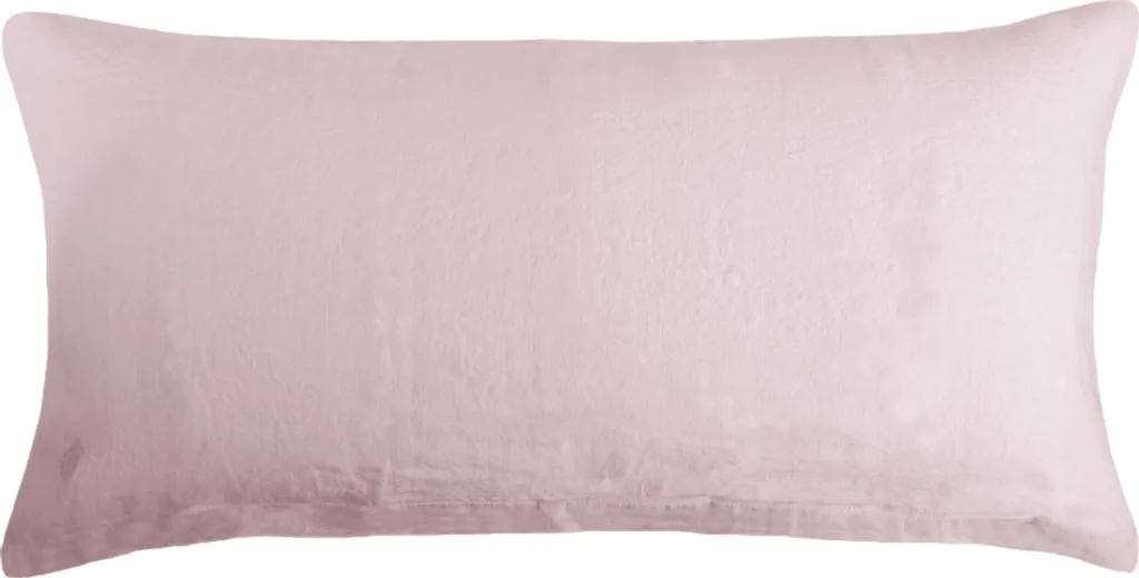 Federa Zoeppritz Stay 70x90 Rosa Cipria - 100% Lino Lavato Luxury