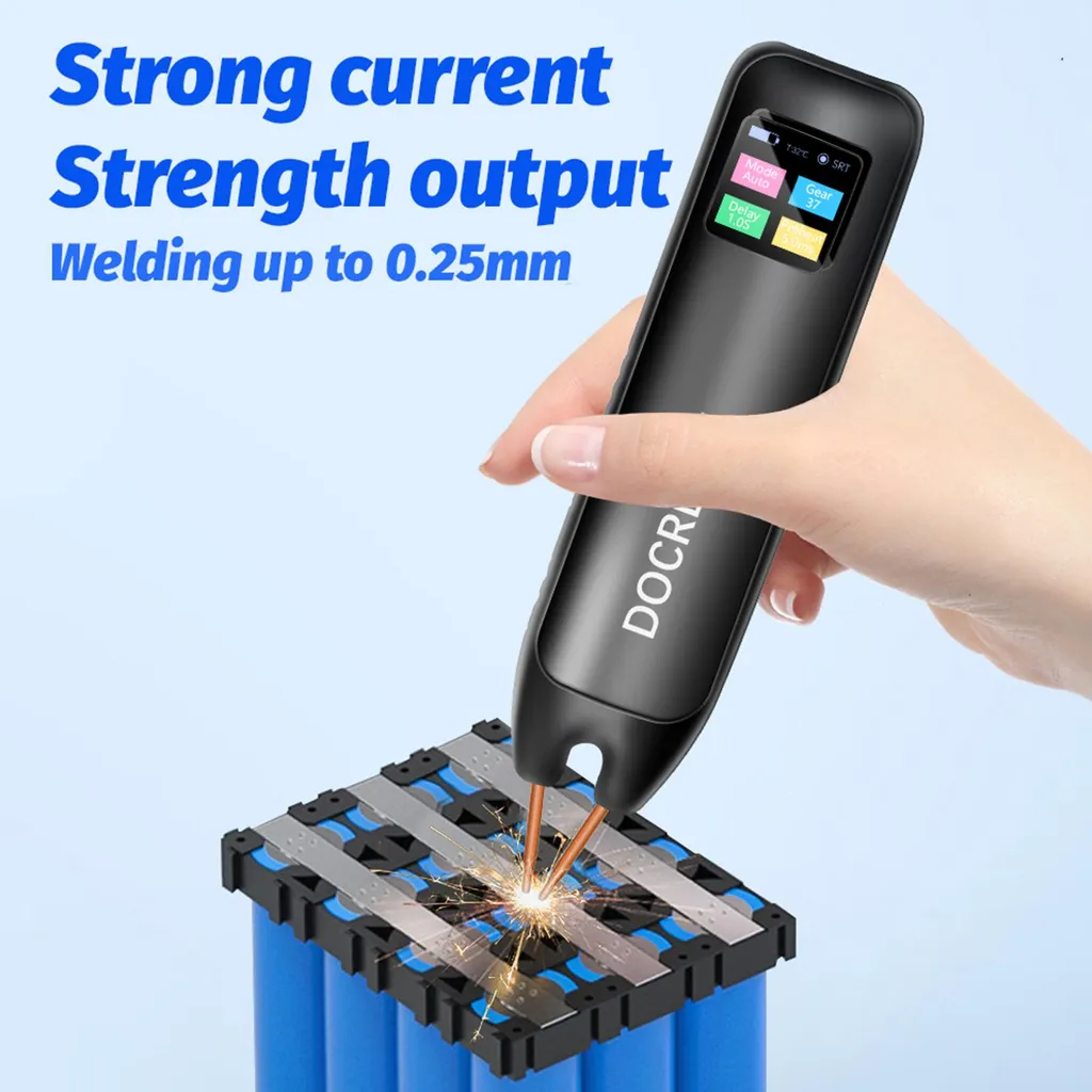 Soudeuse par points numérique LCD pour pack batterie 18650 portable - 12