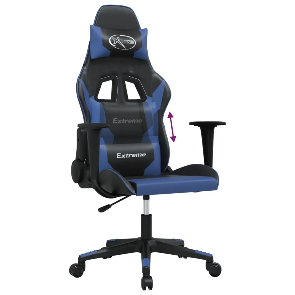 Sedia Gaming vidaXL Blu/Nero | Recensione Sedia Racing Ecopelle