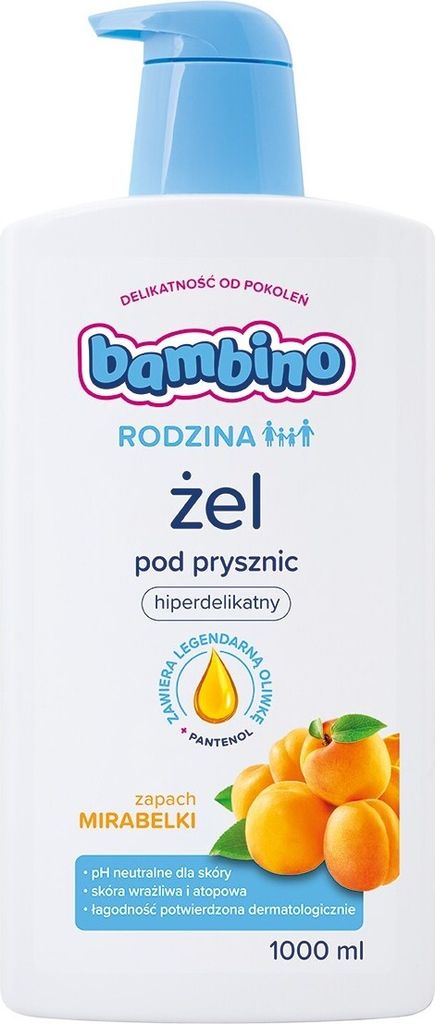 Bambino Familie Gel douche hypoallergénique Mirabelle, Image du produit 