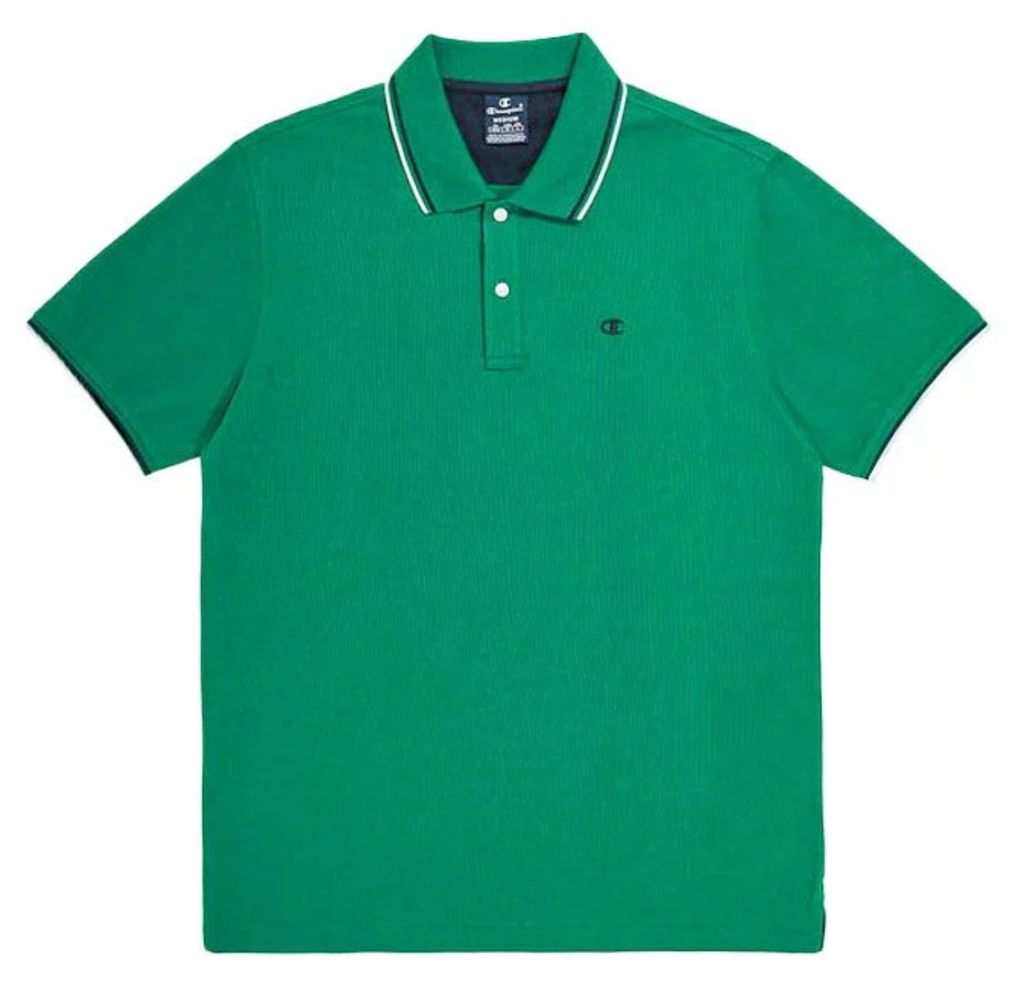 CHAMPION Poloshirt für Herren aus Baumwoll-Piqué - Grün Grün M