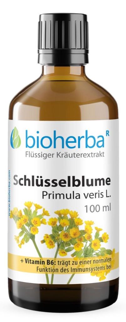 Bioherba Schlüsselblume Primula veris L. Tropfen Tinktur 100 ml