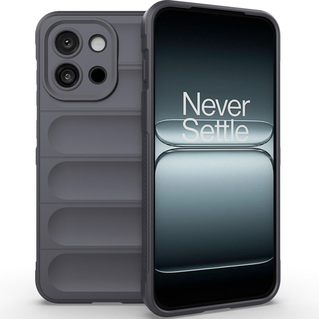 Handyhülle für OnePlus 13T Weich TPU Silikon Stossfest Anti-rutsch Hülle Dunkelgrau