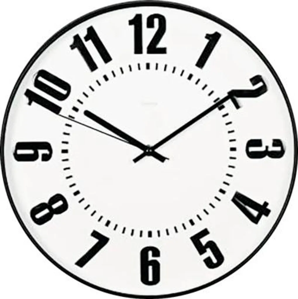 Horloge murale analogique sans tic-tac Formentera 35cm pour mieux dormir