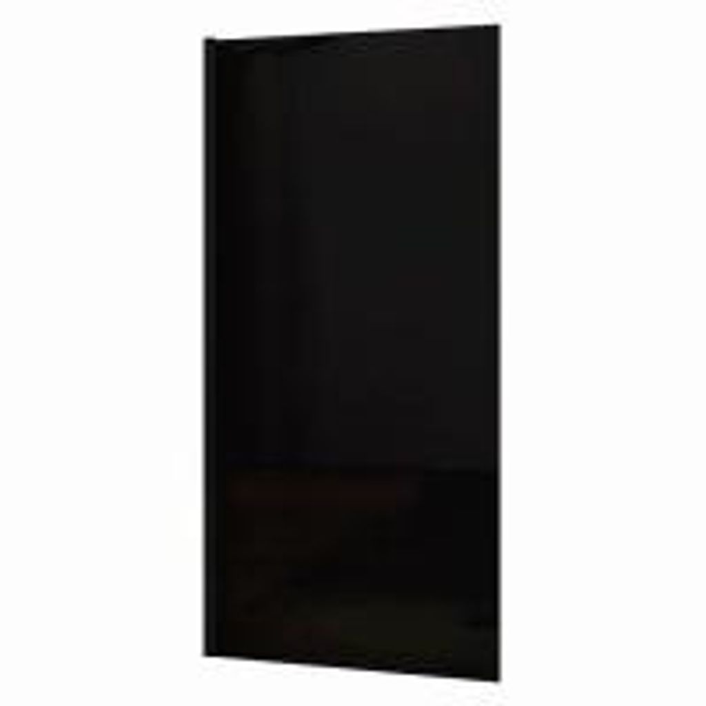 AICA Walk in Dusche 80x200cm 8mm NANO ESG schwarz für Produktbild 