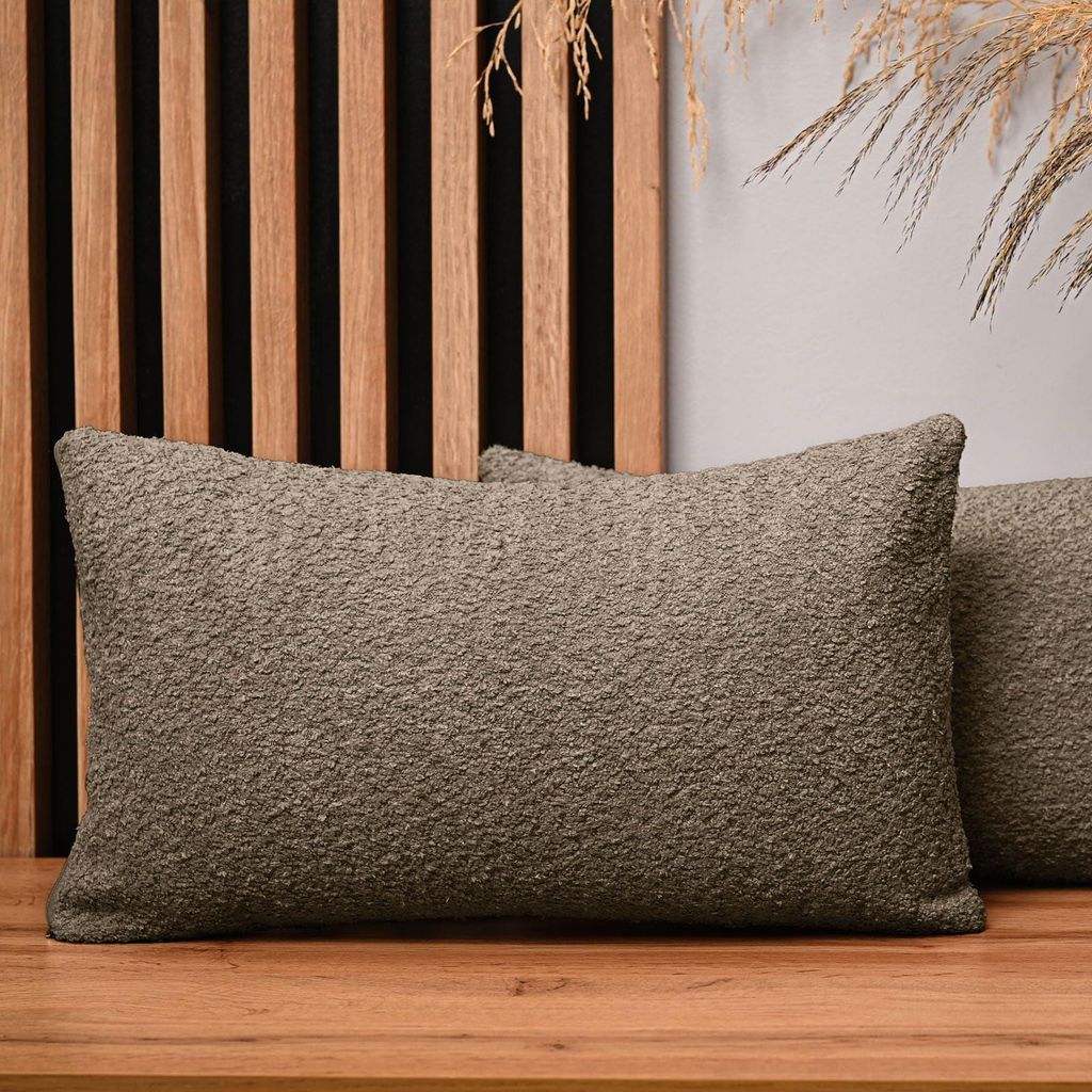 MG Design 2er Set Kissenbezüge 40 x 80 cm in Braun - mit Produktbild 