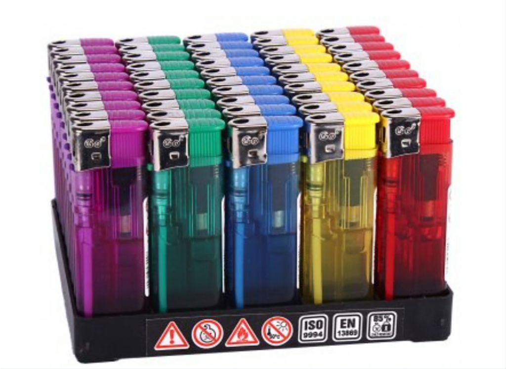 10er Elektronik Feuerzeug Nachfüllbar Produktbild 1