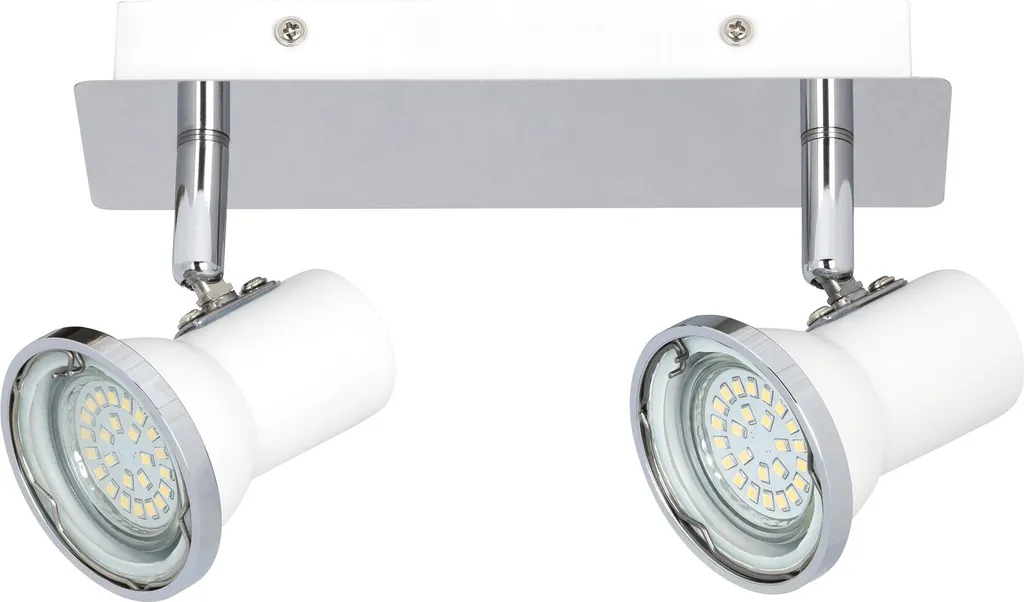 Spot de plafond blanc GU10 2x15W Steve 5498 Rabalux pour intérieur chic