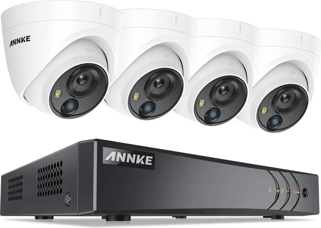 Système CCTV pour protéger maison et commerce 5MP 4 caméras et 1To