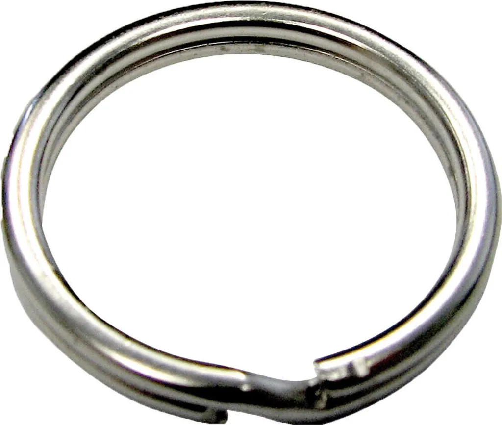 Stock 200pz Anelli Brisé 40x2.3mm Ni - Alta Qualità per Gadget e Chiavi