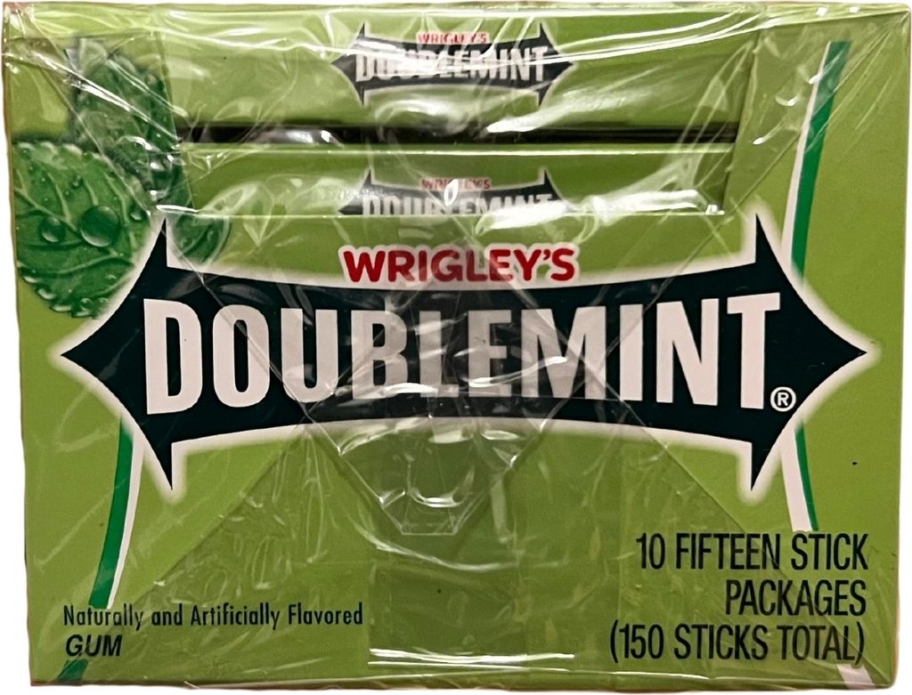 Žvýkačky Wrigley's Doublemint 150 kusů (10x15 proužků) Obrázek produktu 3