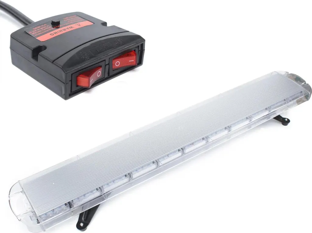 Barre de signalisation LED pour dépanneuse et chantier - Ambre 131cm