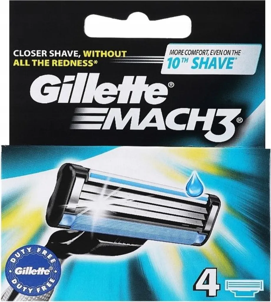 Gillette Mach 3 Rasoir Anti-Feu du Rasoir pour un Visage Lisse sans Effort