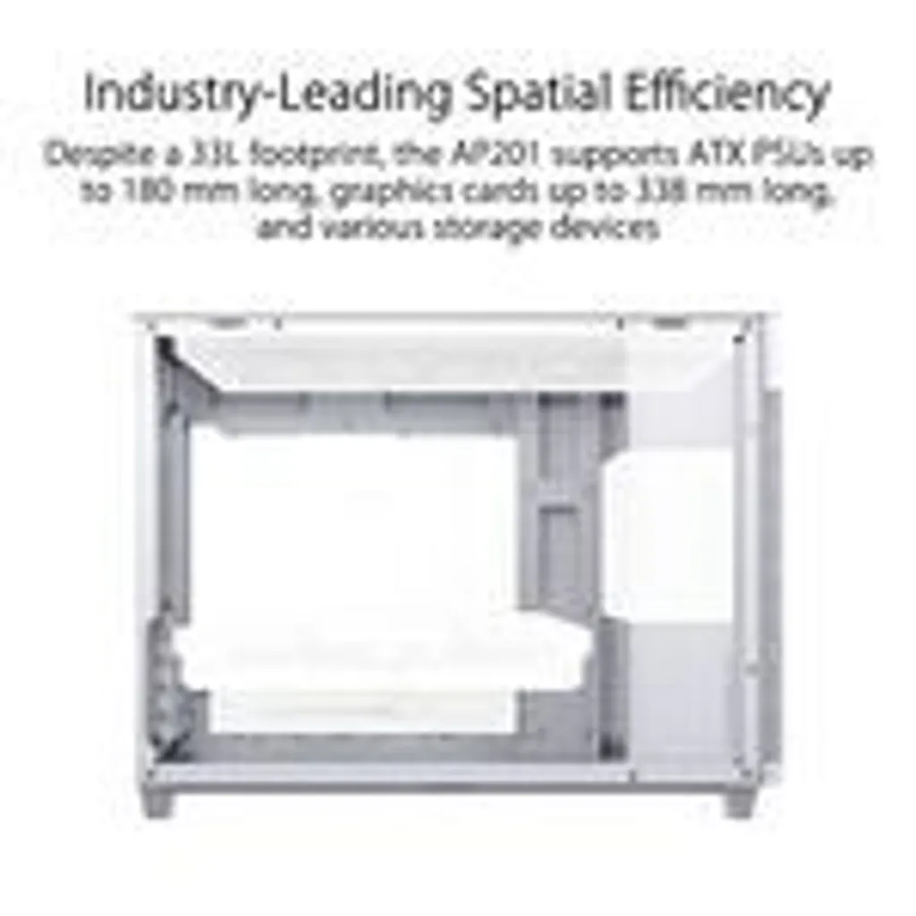 Design e Luce: Asus AP201 Prime Case TG White per Build Iconiche - 14