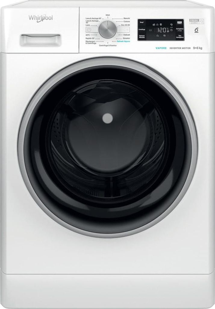 Whirlpool FFWDB 964489 BSV IT Waschtrockner Freistehend Produktbild 