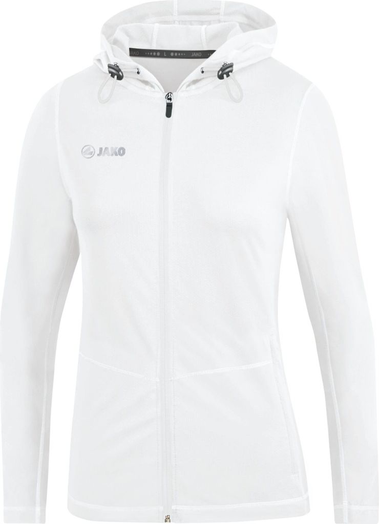 Jako Kapuzenjacke Run 2.0 - weiß, Größe:3XL