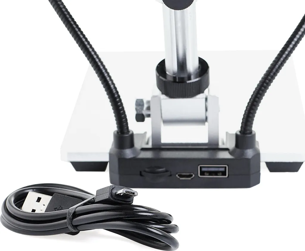 Microscope numérique 1200x HD 1080p avec double éclairage LED réglable - 15