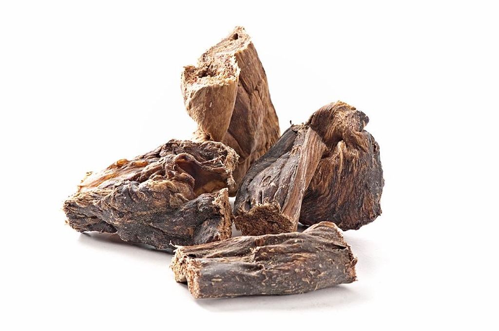 123...Hund dabei! - Büffel-Lunge 3kg, Rinderlunge XXL-Pack, fettarm, getrocknetes Rindfleisch, schonend getrocknet, Kauartikel vom Rind