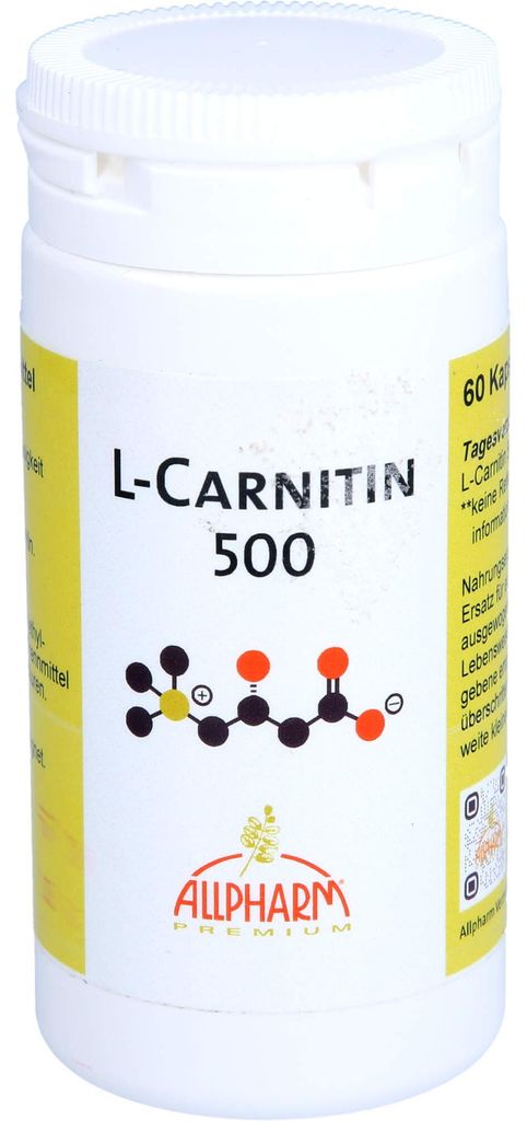 L-Carnitin 500mg Kapseln, 60 St KAP