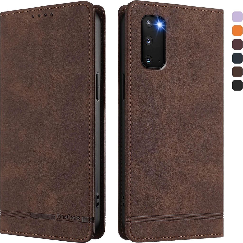 Hülle für Samsung Galaxy S20 5G, Retro Kunstleder Ständer Produktbild 
