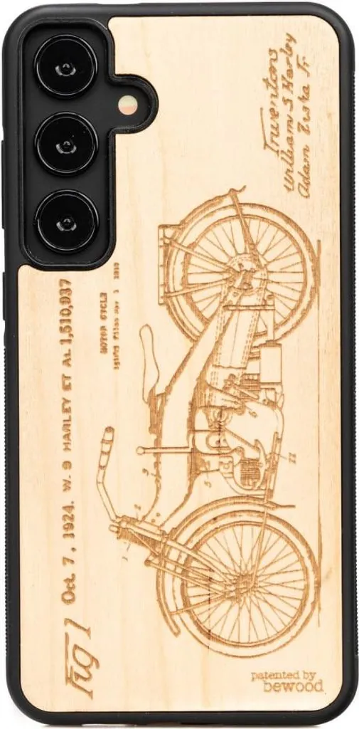 Custodia in legno Bewood per Samsung Galaxy A35 5G HARLEY PATENT ANIEGRE