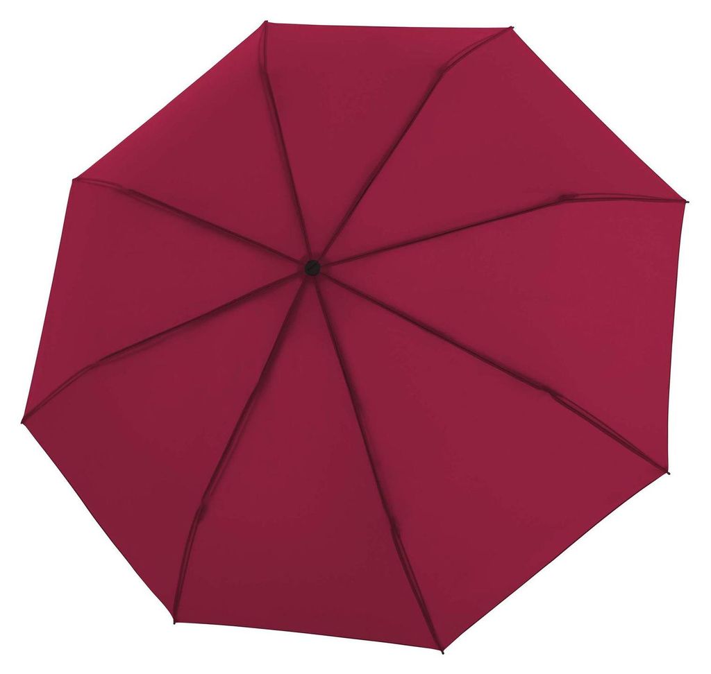 Knirps Taschenregenschirm Regenschirm Timber Manual Hibiscus purpur