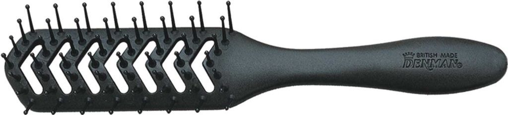 DENMAN Bürste D200 Hyflex Vent Brush 7-reihig schwarz