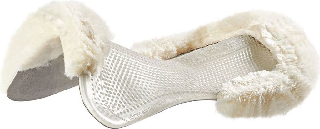Acavallo Therapeutisches Gel Pad Cut Out Lammfell Transparent/ Natur M