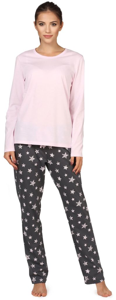 Bellivalini Damen Schlafanzug lang Pyjama Produktbild 