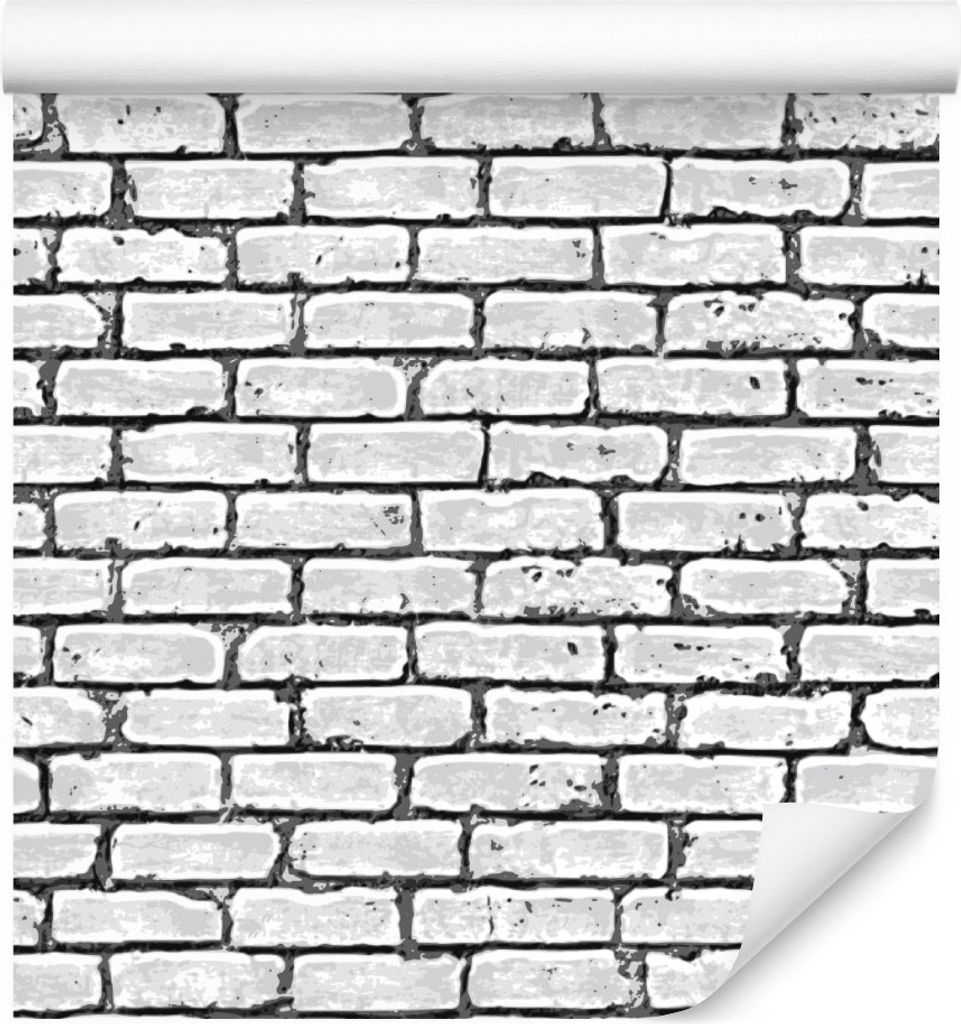 10m VLIES TAPETE Rolle Ziegel Stein Mauer Illusion Steinoptik Wand XXL