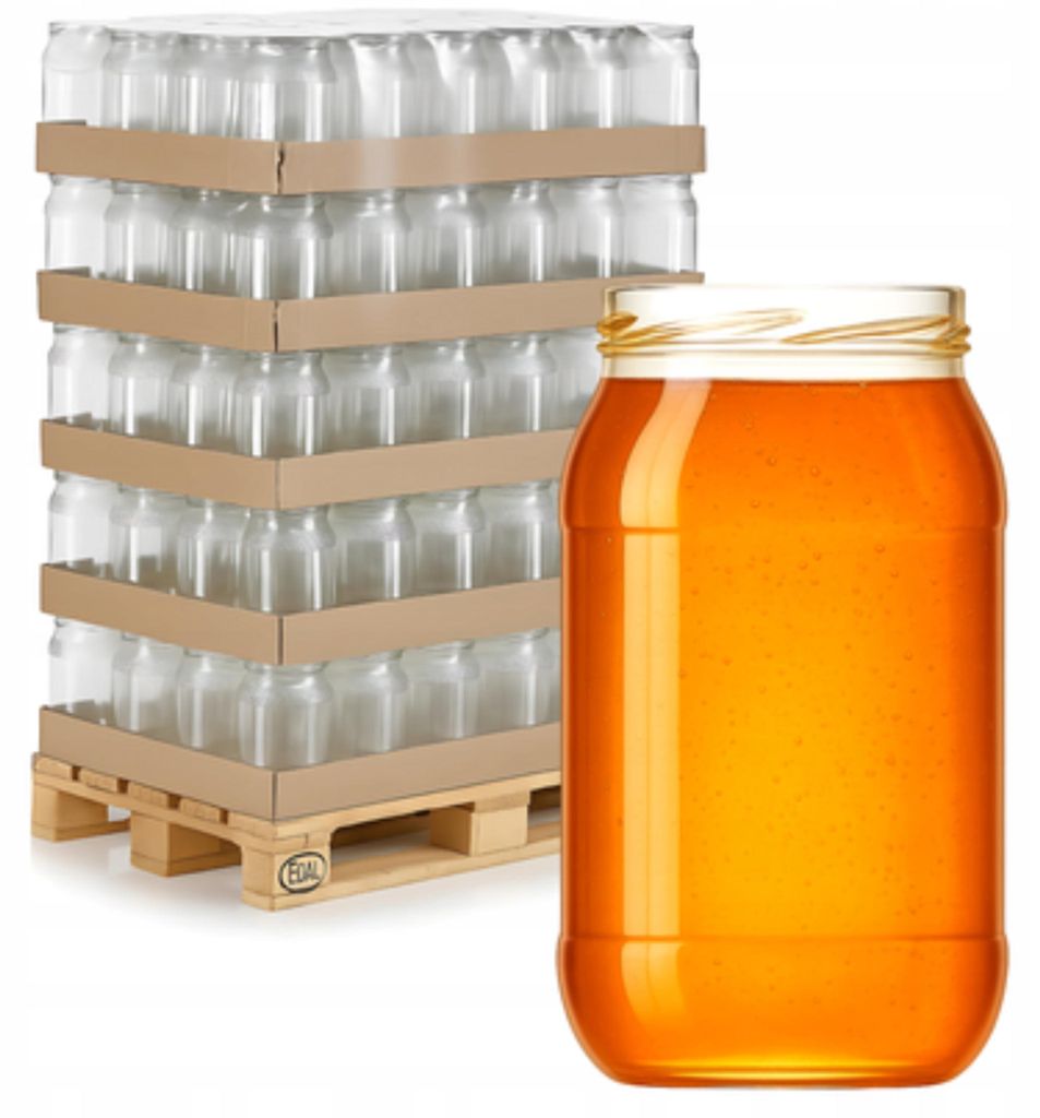 Słoik 900 Ml Paleta 384 Szt 0,9 L Miód Przetwory Słoik Zdjęcie produktu 