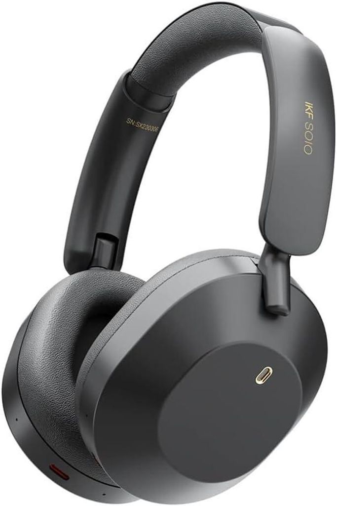 Over-Ear mit Active Noise Cancelling,Bluetooth 5.3,95h Spielzeit Im ANC-Modus, Hi-Res Audio,Tiefer Bass,faltbar,Mehrpunkt-Verbindung für Reisen,Ar...