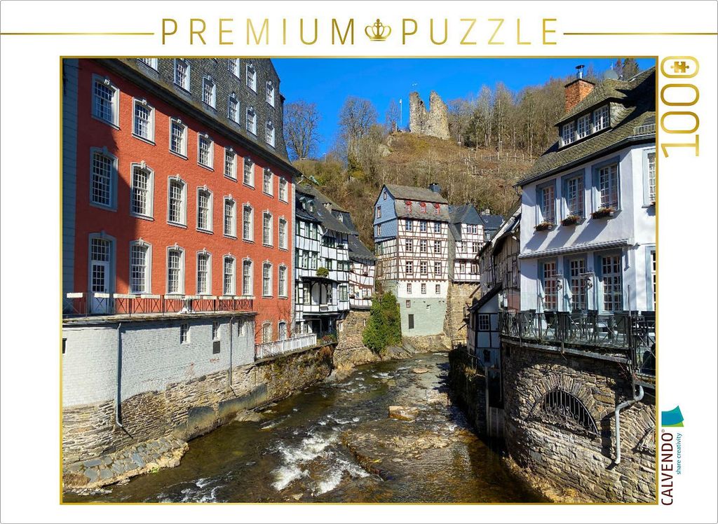 CALVENDO Puzzle Blick auf die Haller-Ruine | 1000 Teile Lege-Größe 64x48cm Foto-Puzzle für glückliche Stunden