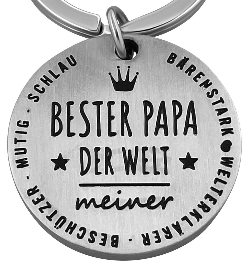 LANOLU Schlüsselanhänger Papa, Anhänger bester Papa Produktbild 