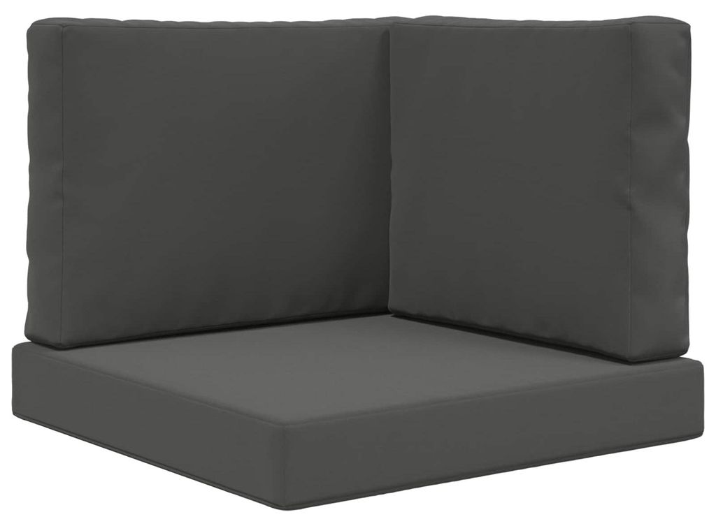 vidaXL Sofakissen für draußen 3 pcs Anthrazit Polyester