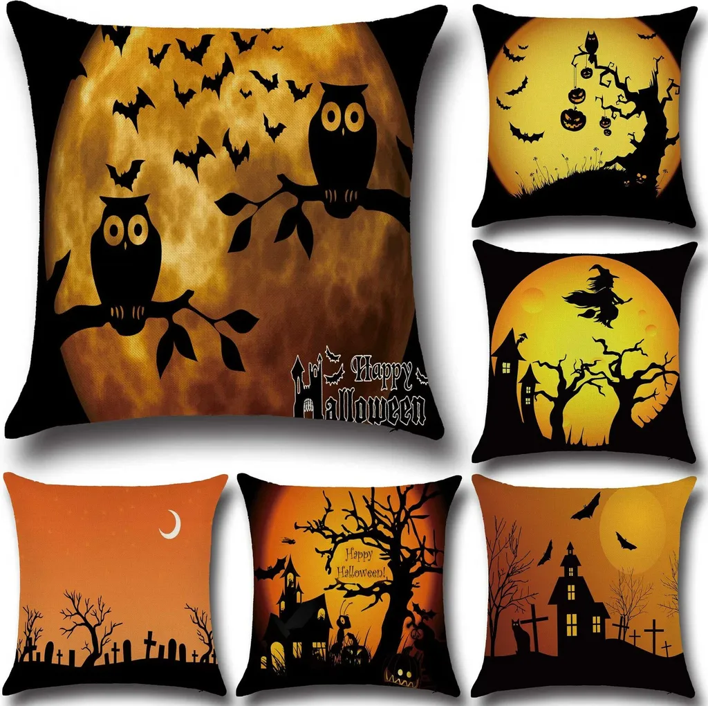 Home Decor Federa Per Cuscino Con Gufo - 40x40 Cm - Morbida In Poliestere - Cuscino Decorativo Per Divano E Camera Da Letto