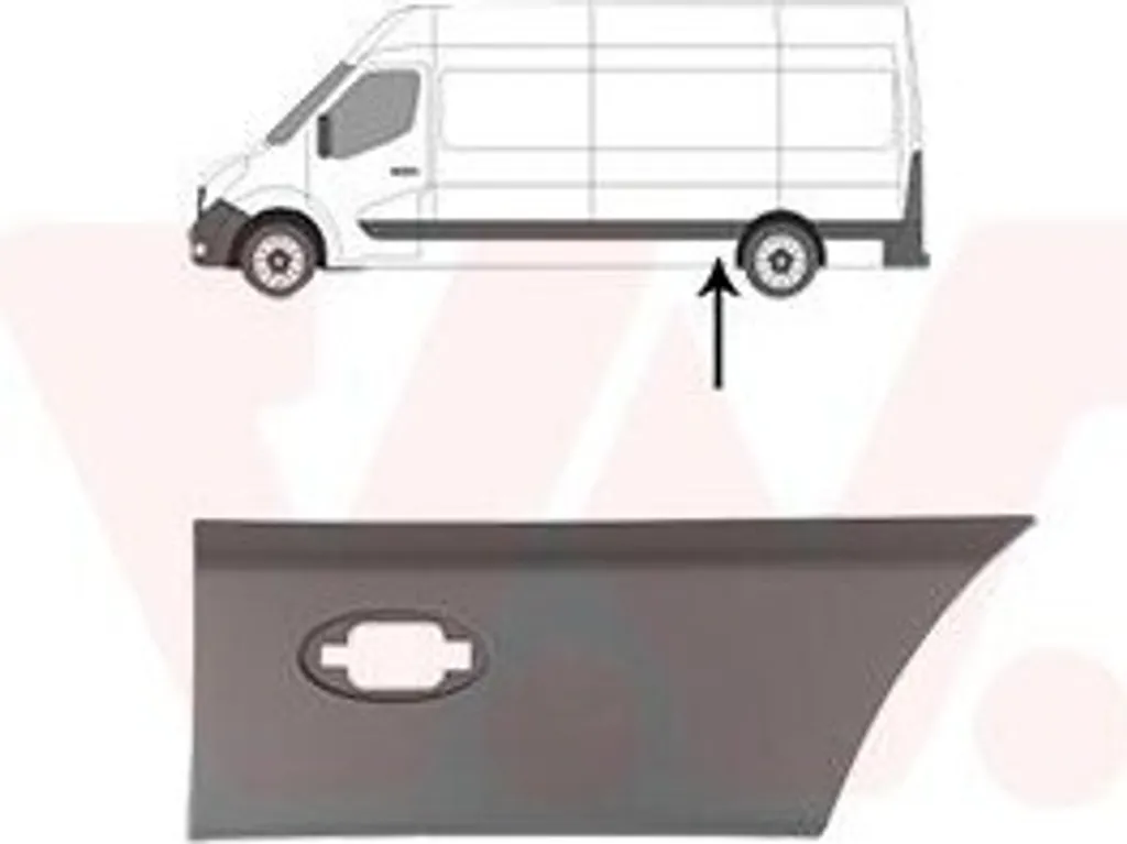 Protection latérale gauche VAN WEZEL 3799405 : Finis les chocs carrosserie