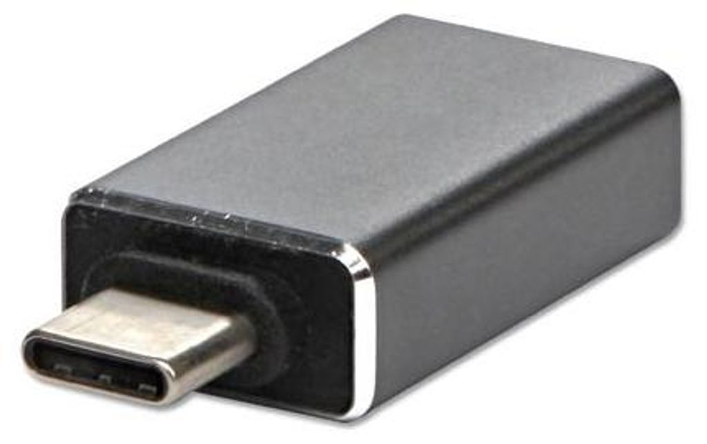 USB-Reduktion, (3.1), USB C (M) - USB A F, Metall