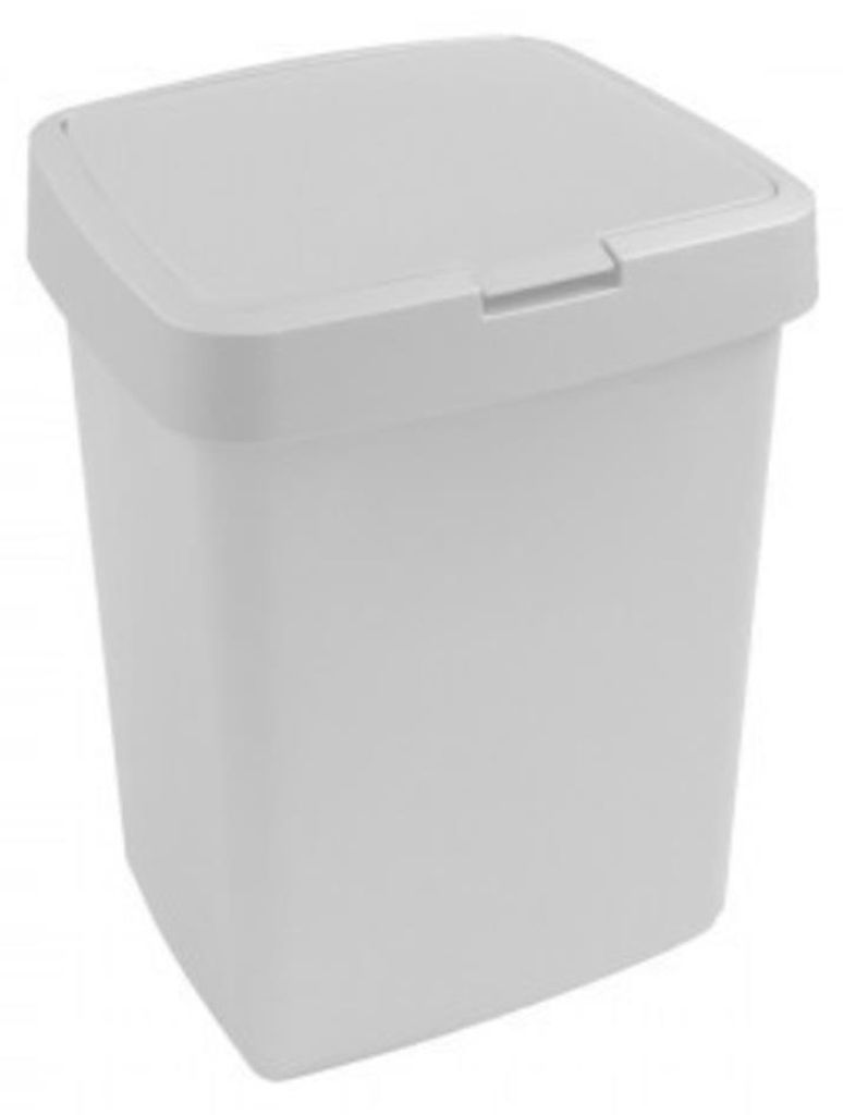Sunware Delta Prullenbak Met Klep 10L Wit Produktbild 
