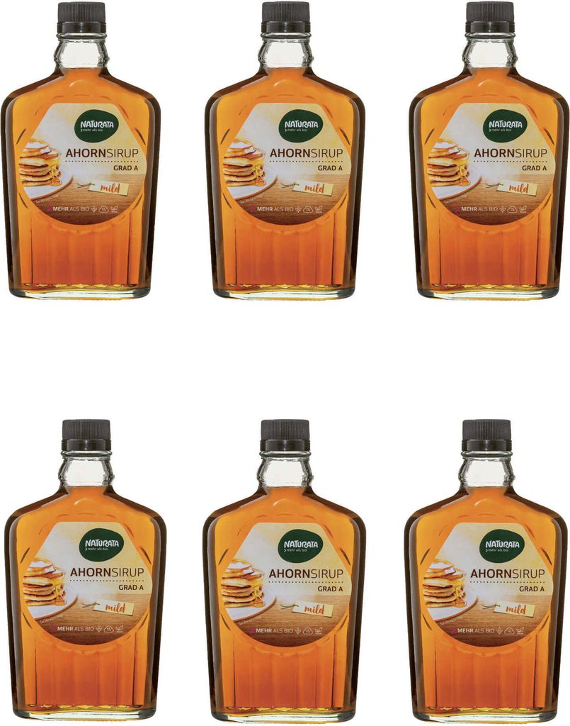 Ahornsirup Grad A, mild, 6 x 250 ml