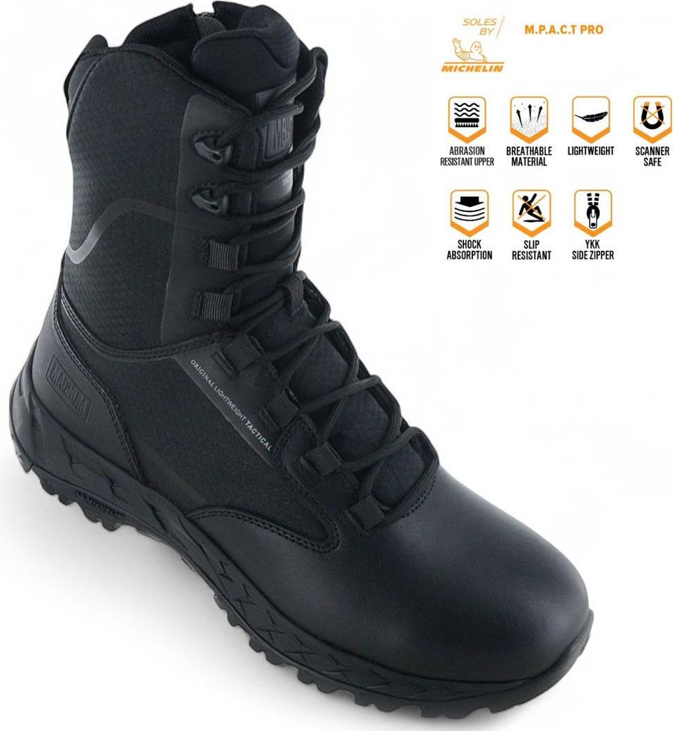 MAGNUM Classic II 8.0 SZ - Herren Tactical Boots Einsatz Stiefel Schwarz M000272778 , EU 44 UK 10