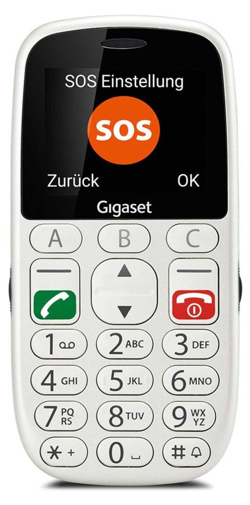 Gigaset GL390, Balken, Dual-SIM, 5,59 cm (2.2"), 0,3 MP, Produktbild 